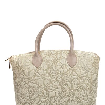 SS22 AL 8095_BEIGE_Top Handle Bag