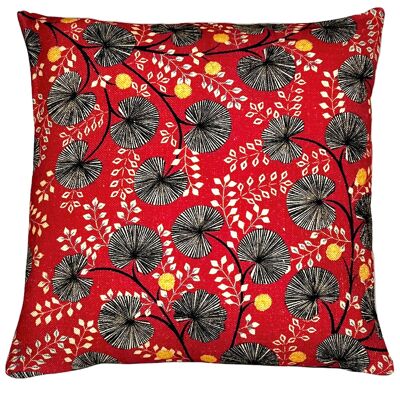 Cushion cover, Pondicherry raspberry linen, 45cm x 45cm