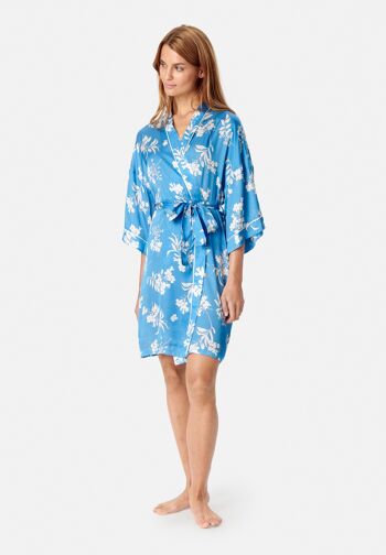Jean Kimono - Bleu Lichen 1