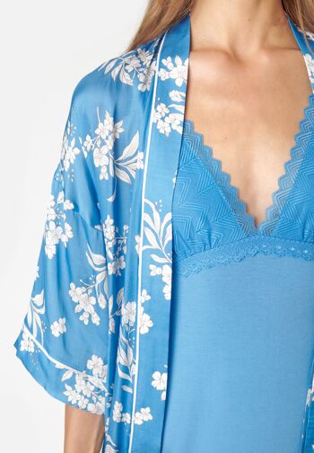 Jean Kimono - Bleu Lichen 4