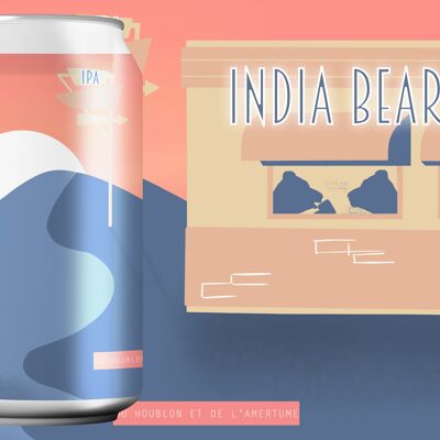 India Bear ale - cerveza