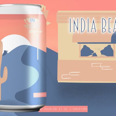 India Bear ale - cerveza