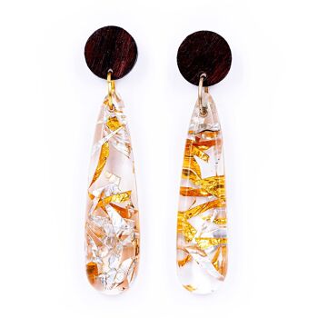 Boucles d'oreilles en résine TecaGold Teardrop 4