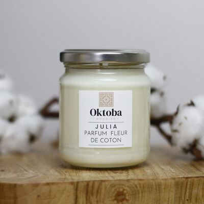 JULIA Candle - Cotton Flower Scent - Size M