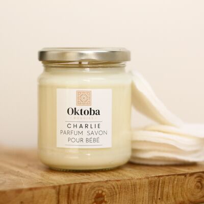 CHARLIE Candle - Baby Soap Scent - Size S