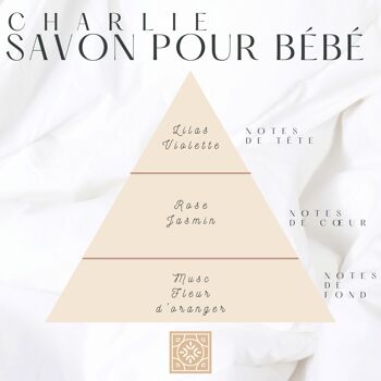 Bougie CHARLIE - Parfum Savon pour bébé - Taille L 2
