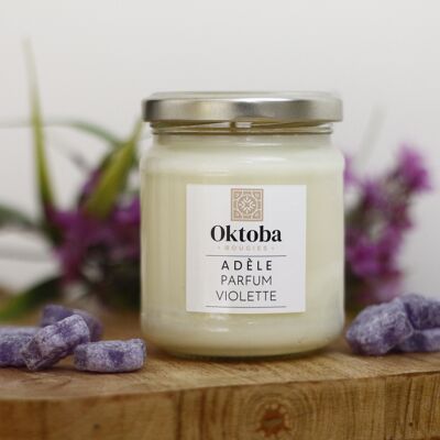 ADELE Candle - Violet Scent - Size S