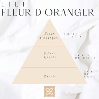 Bougie LILI - Parfum Fleur d'oranger - Taille L 2