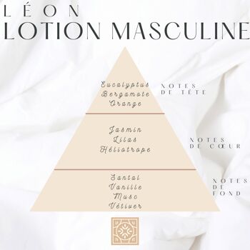 Bougie LEON - Parfum Lotion masculine - Taille S 2