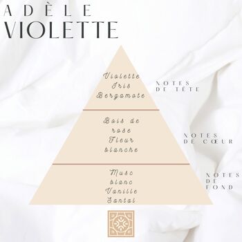 Fondant parfumé ADELE - Parfum Violette 2