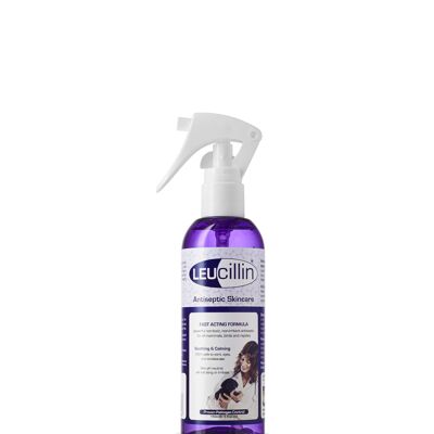 Leucillin Natürliches antiseptisches Spray | 150ml | Antibakteriell, antimykotisch und antiviral | für Hunde, Katzen und alle Tiere | für juckende Haut und alle Hautpflege-Gesundheit