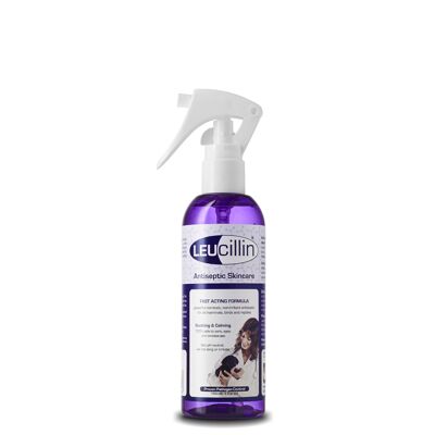 Leucillina Spray Antisettico Naturale | 150 ml | Antibatterico, antimicotico e antivirale | per cani, gatti e tutti gli animali | per la pelle pruriginosa e tutta la salute della cura della pelle