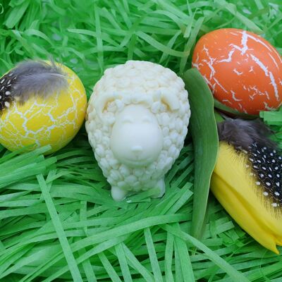 Easter lamb / Pummelschäfchen Shower butter flower freshness