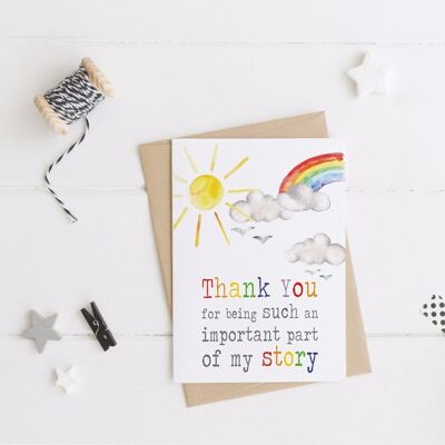 Thank you for being part of my story Card