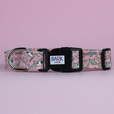 Rosa Haie Hundehalsband