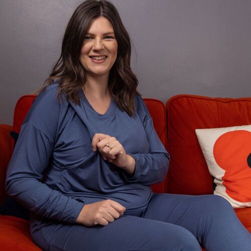 Bonnie Blue Breastfeeding Pyjamas