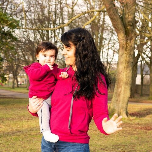 Raspberry Breastfeeding Hoodie