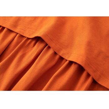 Robe patineuse d'allaitement orange Orla 4