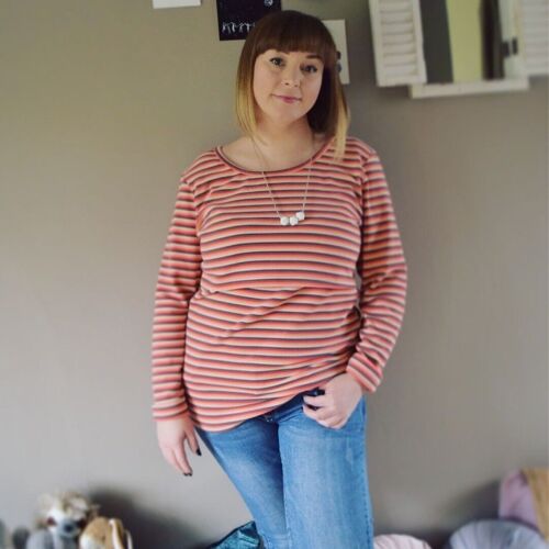 Rosie Stripe Breastfeeding Sweater