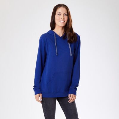 Marineblauer Still-Hoodie