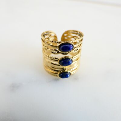 Bague Nahel lapis lazuli