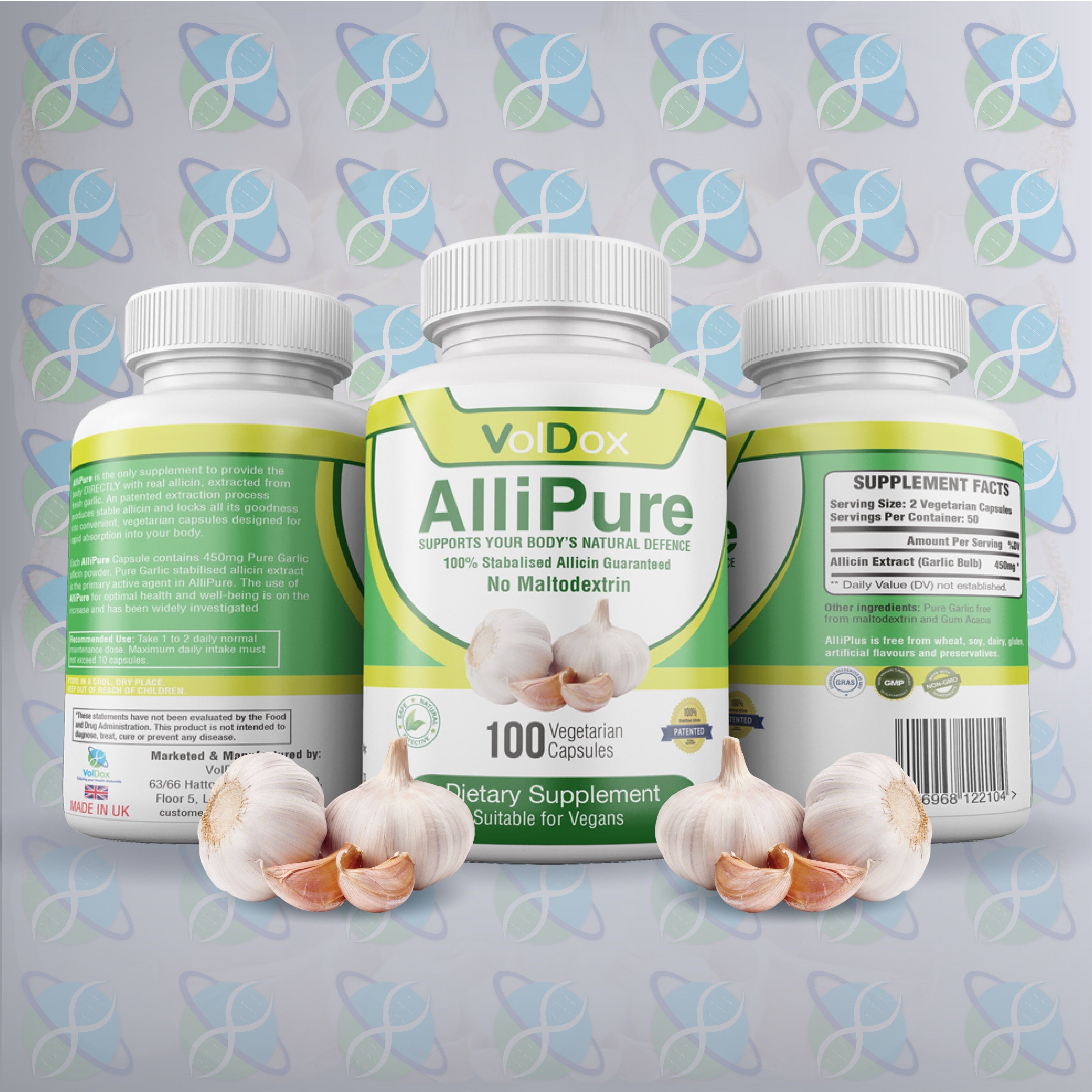 Buy wholesale AlliPure Garlic Supplements 100 Allicin Natural