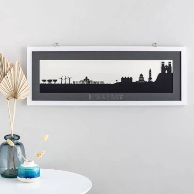 Herne Bay Papercut Scene with Mount