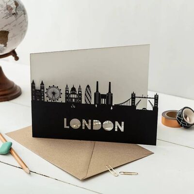 London A5 Laser Cut Cards