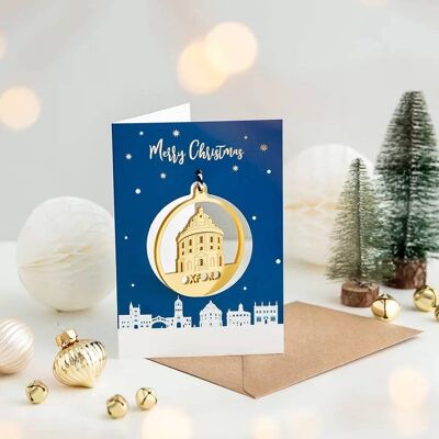 Oxford A6 Christmas Card and Decoration