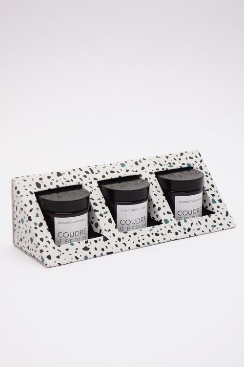 mini candle gift set  / ESSENTIALS Duftkerze