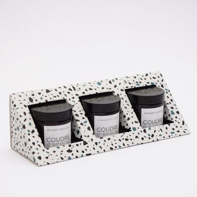 mini candle gift set / ESSENTIALS scented candle