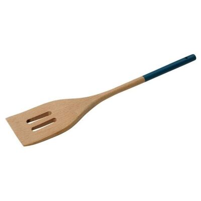 Openwork wooden spatula 30 x 5.5 cm Tasty Green