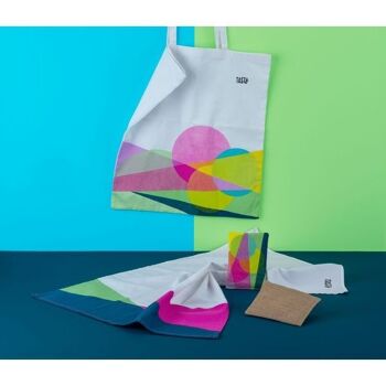 Sac de course type totebag en coton Tasty Green 3