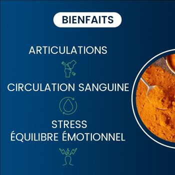 CURCUMINE BIO optimisée TurmiPure Gold - 300mg / 60 gélules 3