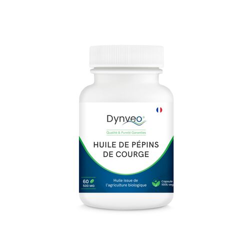 HUILE DE PEPIN DE COURGE 500 mg / 60 capsules végétales NOUVEAUTÉ