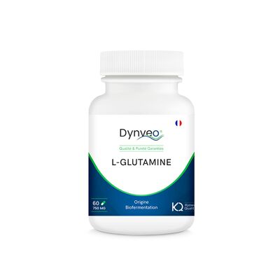 L-GLUTAMINA vegetal natural - 750 mg / 300 cápsulas