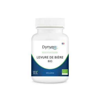 LEVADURA DE CERVEZA orgánica y activa -500mg / 120 cápsulas NUEVO