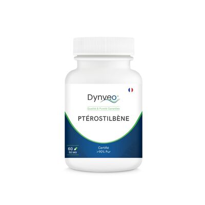 PTEROSTILBENE 90% pure - 50mg / 60 capsules