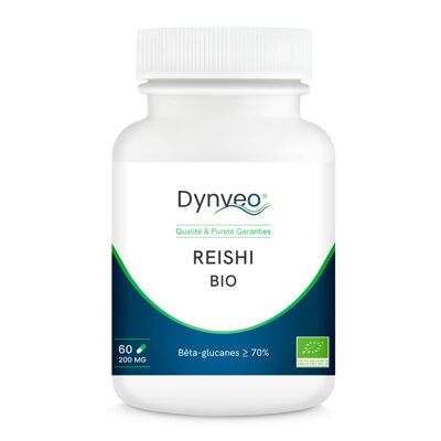 REISHI BIO concentré - 70% bêta-glucanes - 200mg / 60 gélules