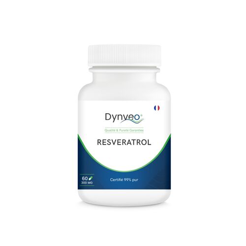 TRANS-RESVERATROL 99% pur - micronisé - 300mg / 60 gélules