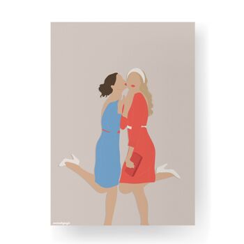 Blair et Serena 2 - 21x29,7cm