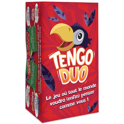 TENGO DUO - Cooperative Mentalism Game - Brettspiel - Atmosphärenspiel - Mit Familie und Freunden