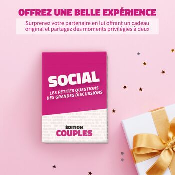 SOCIAL COUPLES - Jeu de Société pour Améliorer la Communication en Couple et Embellir sa Relation Amoureuse - Jeu de Couple 5