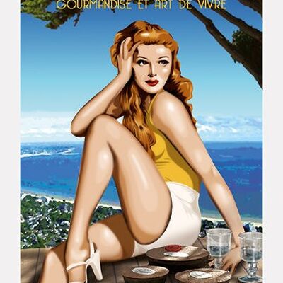 Poster A3 Pin-Up Jacqueline