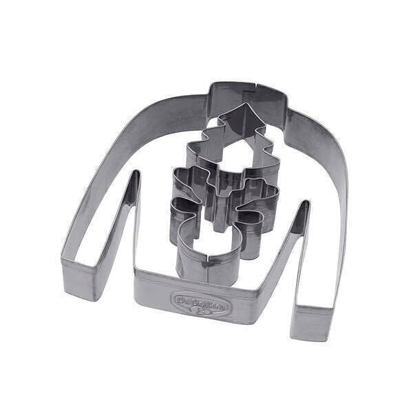 Set di 3 tagliabiscotti Dr Oetker "Maglione di Natale".