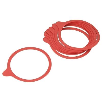 Set of 8 rubber seals for Dr Oetker Jam glass jars