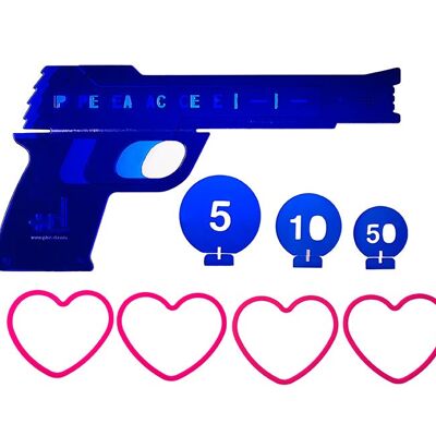 Pistola Love & Peace - Azul marino