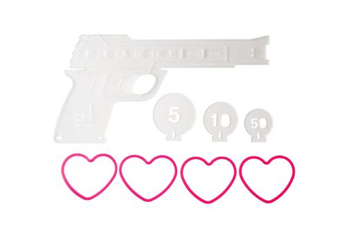 Love & Peace Gun - Clear