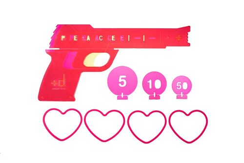 Love & Peace Gun - Pink