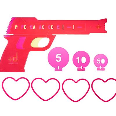 Love & Peace-Pistole - Pink